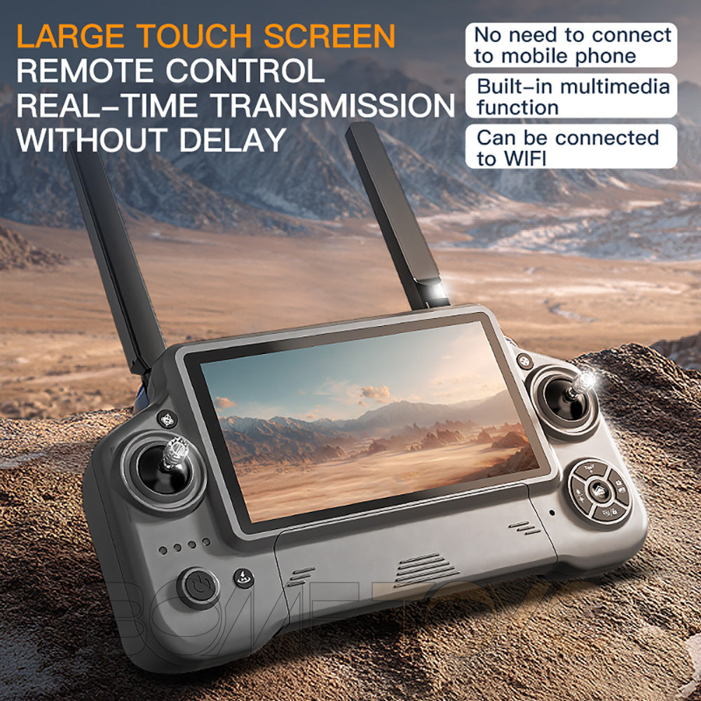 KF100 3-Axis Gimbal 4K Drone EIS Camera Large size Intelligent Obstacle Avoidance 10KM 5G GPS Quadcopter with Screen Remote control