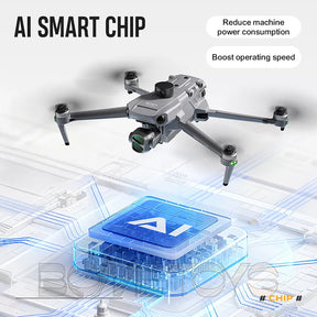 SMRC WING 100 8K Drone Upgraded version 3-Axis Gimbal Obstacle Avoidance 5G GPS Quadcopter Optional Screen Remote Control