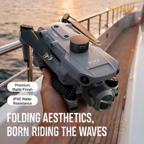 SMRC WING 100 8K Drone Upgraded version 3-Axis Gimbal Obstacle Avoidance 5G GPS Quadcopter Optional Screen Remote Control