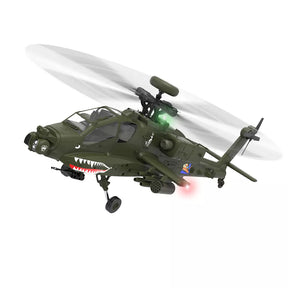 YUXIANG Apache Helicopter F11 AH 64D FUTABA S-FHSS Protocol 2.4G 6-Channel Brushless 3D Stunt 1:32 Scale Flybarless Simulation Helicopter