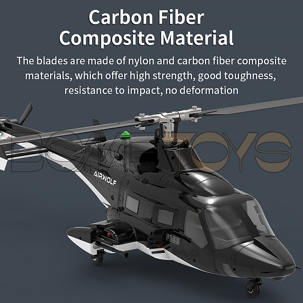 YUXIANG F02S Airwolf RC Helicopter 2.4G 9CH 6G GPS Optical Flow Localization Altitude Hold Dual Brushless 1:34 Flybarless Helicopter