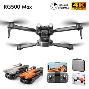 RG500 MAX RC Drone Brushless 4K Camera ESC WIFI FPV Three-Sided Obstacle Avoidance Folding Quadcopter