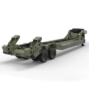 CROSSRC BC8 T247 Tractor Military Truck RC Tail Lift Plate Towing Flat Trailer T247