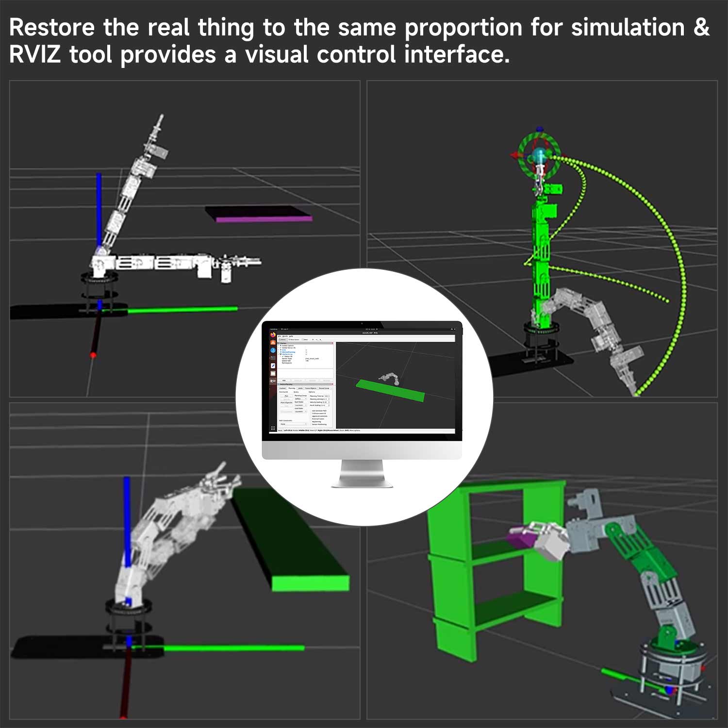 Yahboom DOFBOT SE AI Vision Robotic Arm STEM Education Python Programming Robot ROS Python Programming
