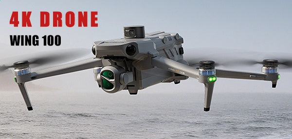 WING 100 4K drone with 3-axis gimbal, GPS and obstacle avoidance