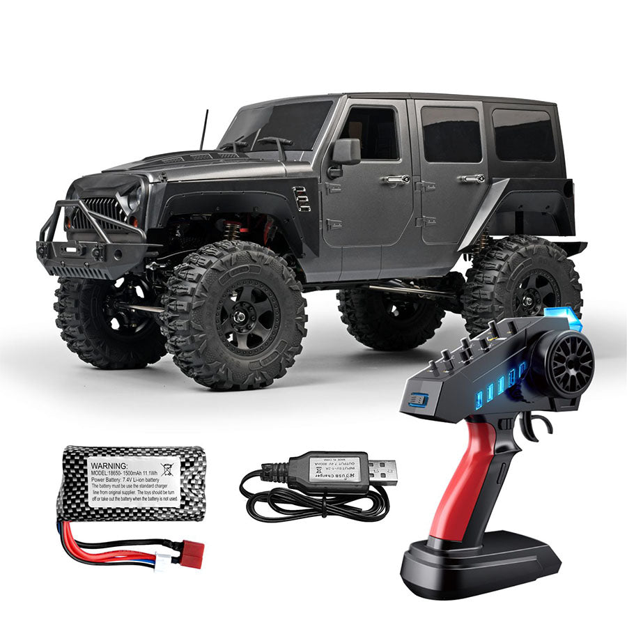 MNRC MN222 4WD RC Car 1/10 Rock Crawler Off-Road Climbing Truck Full Proportional RC Toys LED Light