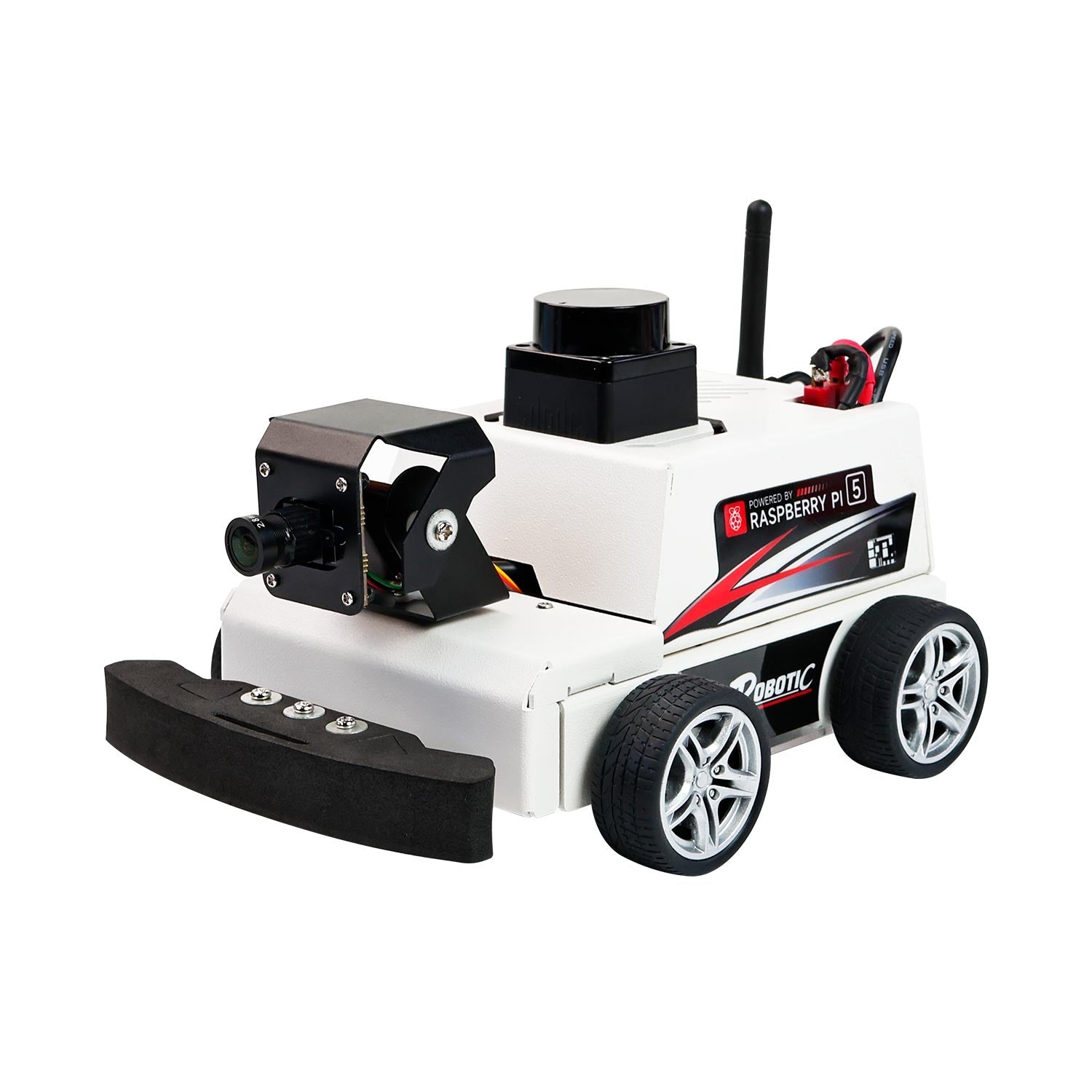 Yahboom MicroROS-Pi5 ROS2 STEM Education Python Programming Robot Car for Raspberry Pi 5 (ROS2-HUMBLE + Python3)
