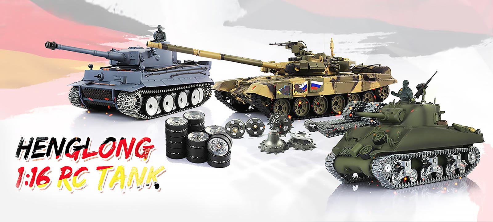 Heng Long RC Tank 1/16 Main Battle Tank Spin Turret Upgrade Metal RC Tank toy