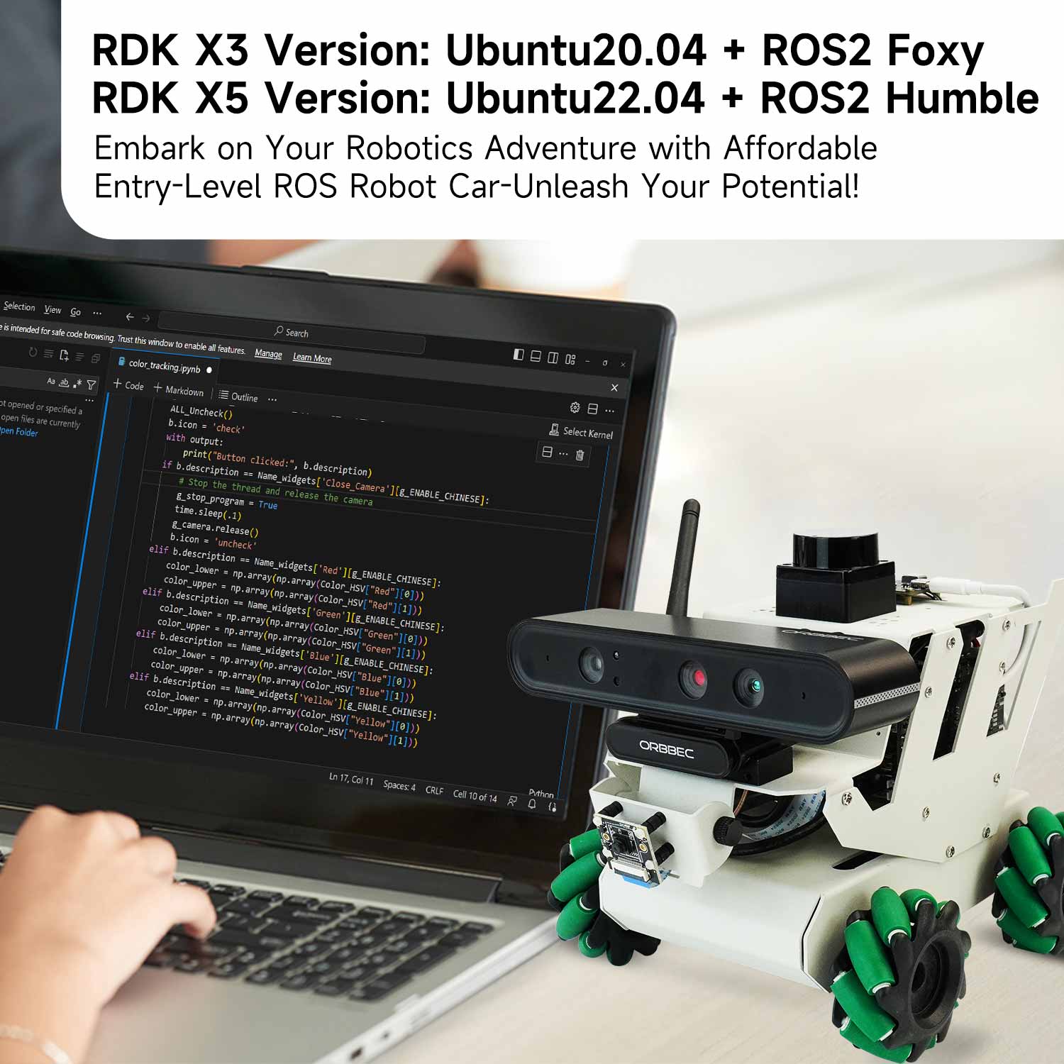 Yahboom RDK ROS2 Robot Car STEM Education Python Programming Robot with Mecanum Wheel