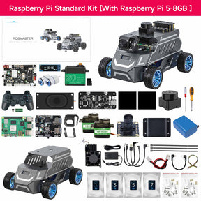 Yahboom ROSMASTER A1 AI Large Model ROS2 STEM Education Python Programming Robot with Ackerman steering chassis 