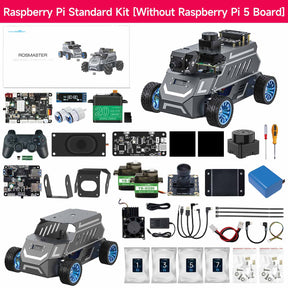 Yahboom ROSMASTER A1 AI Large Model ROS2 STEM Education Python Programming Robot with Ackerman steering chassis 