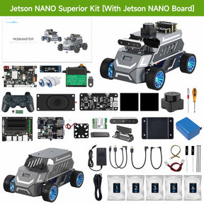 Yahboom ROSMASTER A1 AI Large Model ROS2 STEM Education Python Programming Robot with Ackerman steering chassis 