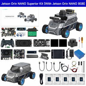 Yahboom ROSMASTER A1 AI Large Model ROS2 STEM Education Python Programming Robot with Ackerman steering chassis 