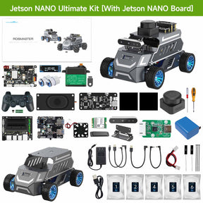 Yahboom ROSMASTER A1 AI Large Model ROS2 STEM Education Python Programming Robot with Ackerman steering chassis 