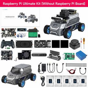 Yahboom ROSMASTER A1 AI Large Model ROS2 STEM Education Python Programming Robot with Ackerman steering chassis 