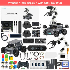 Yahboom ROSMASTER M3 Pro ROS2 STEM Education Python Programming Robot with Multimodal AI Large Model AI Voice Interaction Vision Recognition Tracking & Sorting