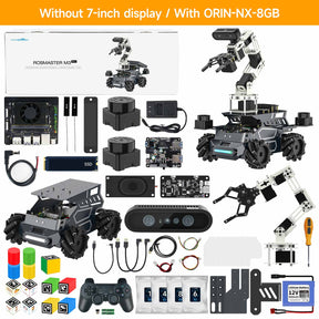 Yahboom ROSMASTER M3 Pro ROS2 STEM Education Python Programming Robot with Multimodal AI Large Model AI Voice Interaction Vision Recognition Tracking & Sorting