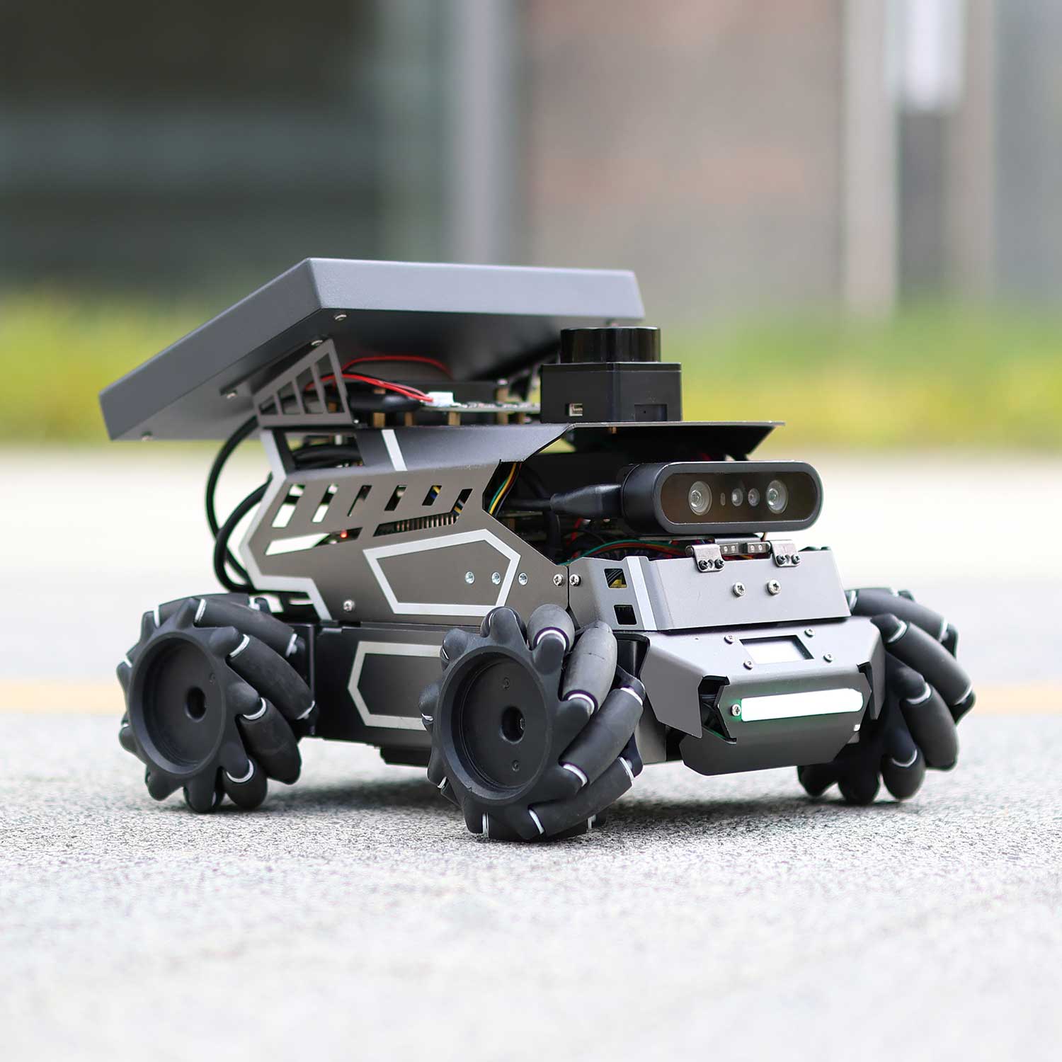 ROSMASTER M3 AI Large Model ROS2 STEM Education Python Programming Robot Mecanum Wheel for Jetson Orin NANO/NX SUPER/RDK X5/RaspberryPi 5