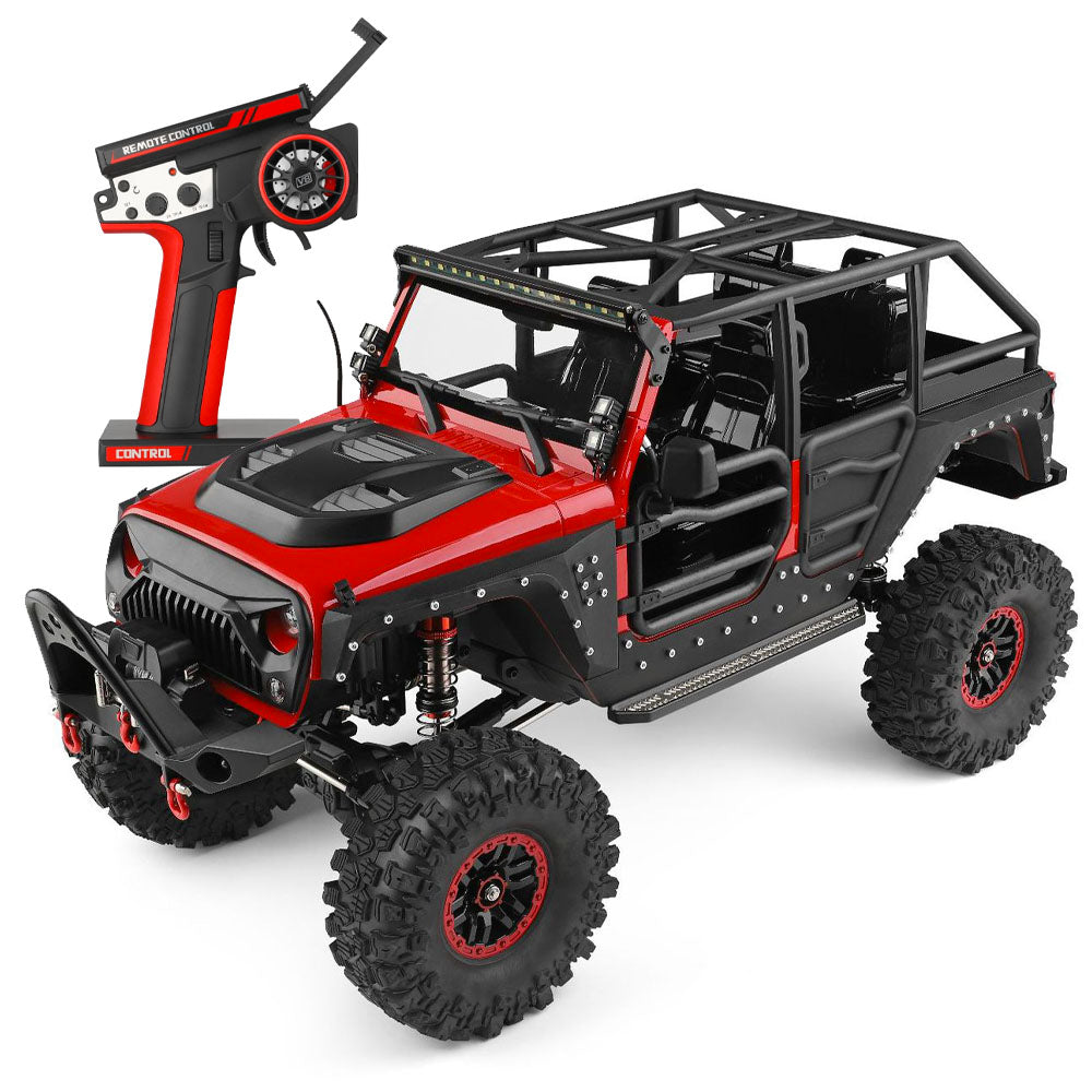 Wltoys 104026 4WD RC Car RTR 1/10 2.4G Rock Crawler Off-Road Climbing Truck Full Proportional LED Light Vehicles Models Toys