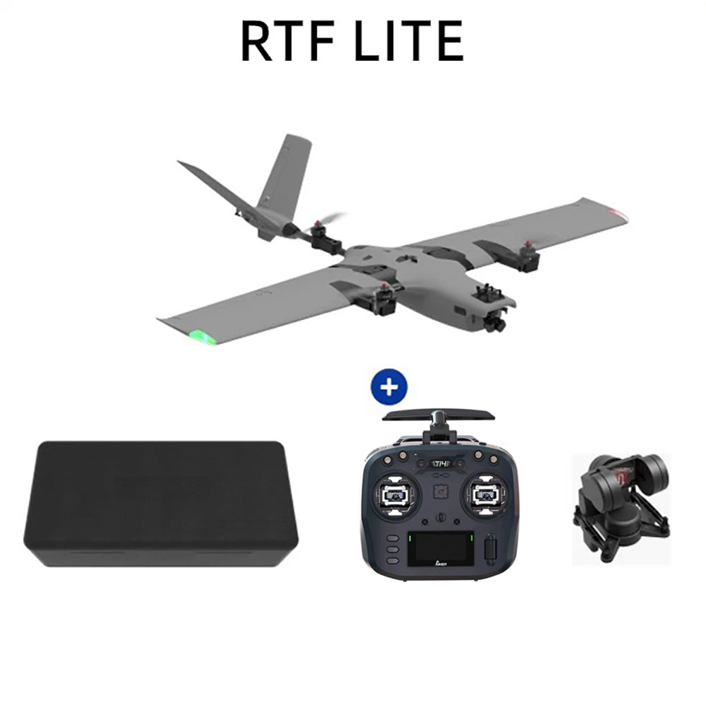 AFModel ROCWING VTOL Drone 3-axis FPV Fixed-wing Airplane UAV Model Airplane Reconnaissance Airplane