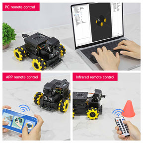 Yahboom Raspbot V2 AI Large Model STEM Education Python Programming Robot Car for Raspberry Pi 5