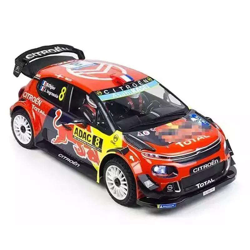 TRACTION HOBBY KM WRC C3 1/7 RC Car 4WD Drift Rally Racing Brushless 2.4GHz Off-road Model RTR