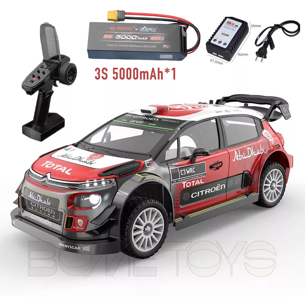 MJX Hyper Go 10303 Citroën C3 WRC 1/10 4WD Sport Rally Drift RC Car Brushless High Speed Vehicle