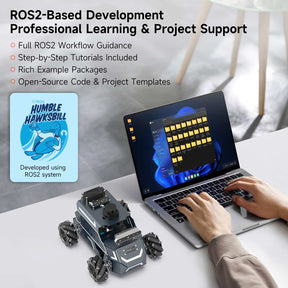 ROSMASTER M1 AI Large Model ROS2 STEM Education Python Programming Robot Mecanum Wheel for Jetson NANO 4GB/Orin NANO SUPER/RDK X5/RaspberryPi 5