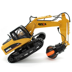 Huina 1571 Alloy Excavator Ball Grabber Engineering Car 1:14 16CH 680° Rotation RC Toys
