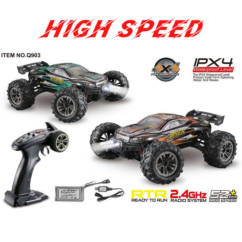 XLH Q903 brushless RC Car Big-feet 1:16 2.4G 4WD 52km/h High Speed RC Off-road Car Toy