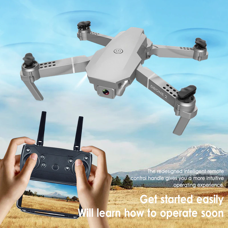 Mini Drone E68 Pro 4K Camera Height Hold Quadcopter bometoys
