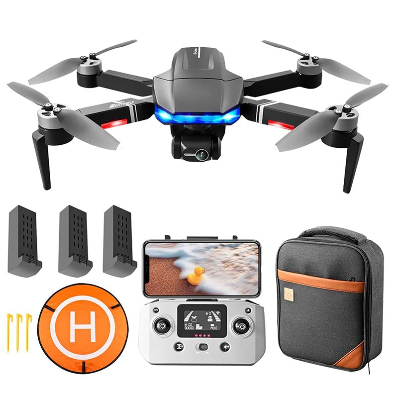 RC Drone S7S 3-Axis Gimbal 4K Camera Brushless Foldable Quadcopter