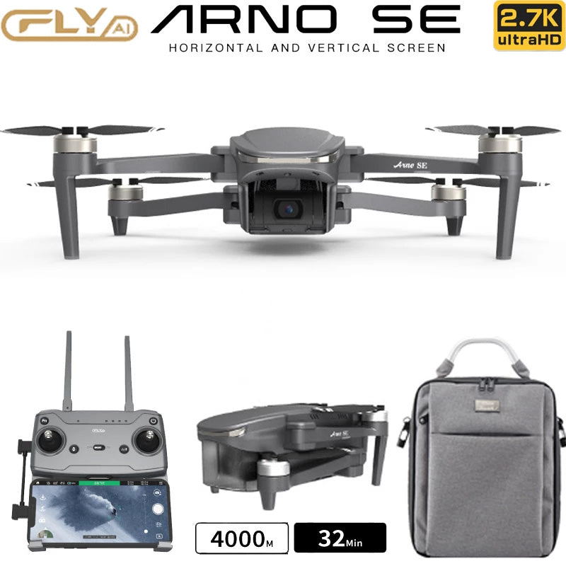 C-FLY ARNO SE 4K Drone Profesional 3-Axis Gimbal HD Camera GPS 5G Wifi Foldable RC Quadcopter