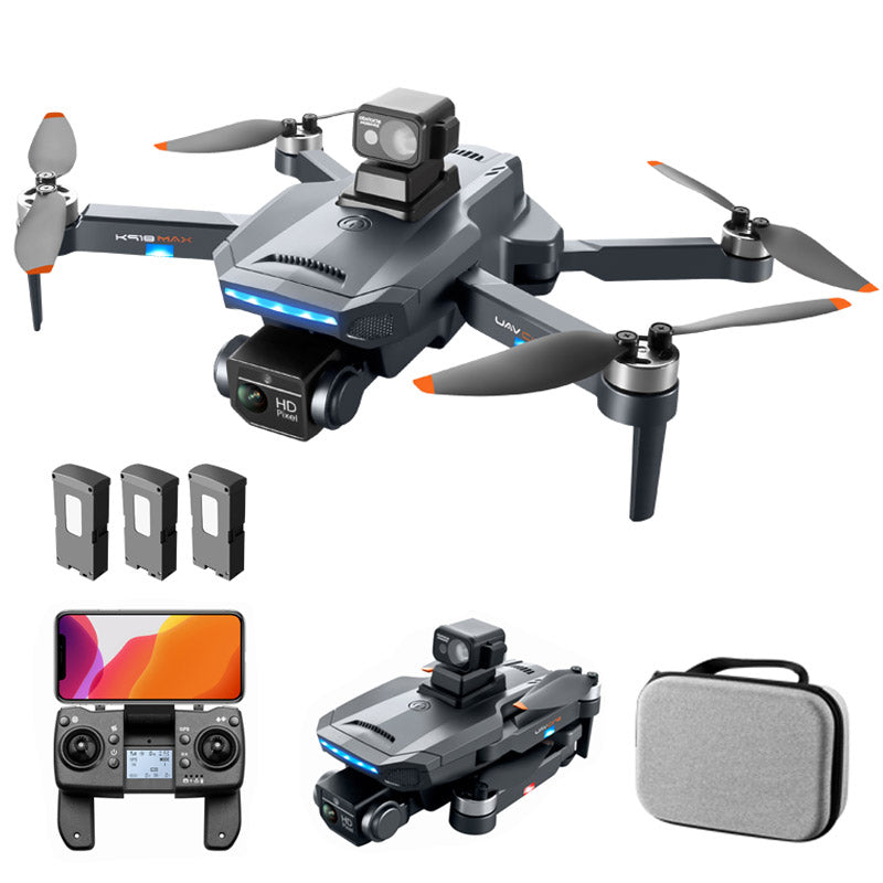 4K Drone K918 MAX Obstacle Avoidance Brushless Foldable Quadcopter
