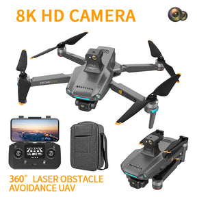 RC Drone S808 3-axis Gimbal 8K Brushless Obstacle Avoidance Quadcopter