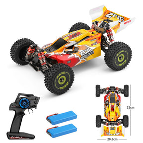 RC Car Wltoys 144010 4WD Brushless Racing 1/14 2.4G High Speed 75km/h Metal Chassis Off-road Drift Car