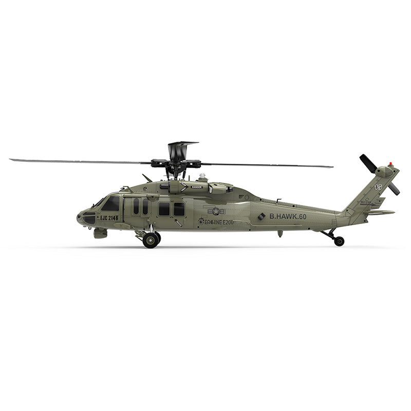 YXZNRC F09 RC Helicopter UH60 Black Hawk 1:47 Scale 6-Axis Gyroscope 6CH Brushless 6G/3D Aerobatic Professional Helicopter Toy Gift
