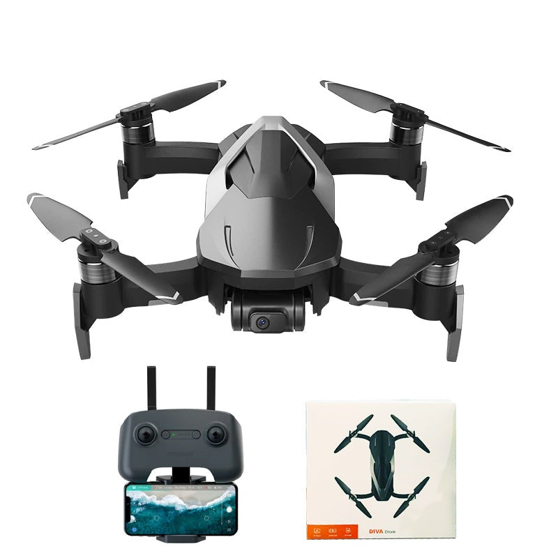 FUNSNAP DIVA 4K Drone 3-Axis EIS Gimbal 2KM FPV Quadcopter