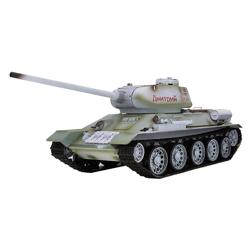 Heng Long 3909 T34 Custom Snow Painting Version RC Tank | bometoys
