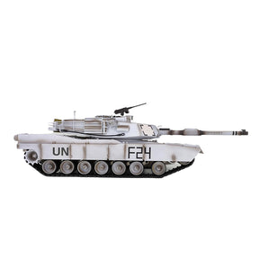Heng Long 3918 US Abrams M1A2 RC Tank Custom Made UN White 2.4G 1/16 Tank Toys