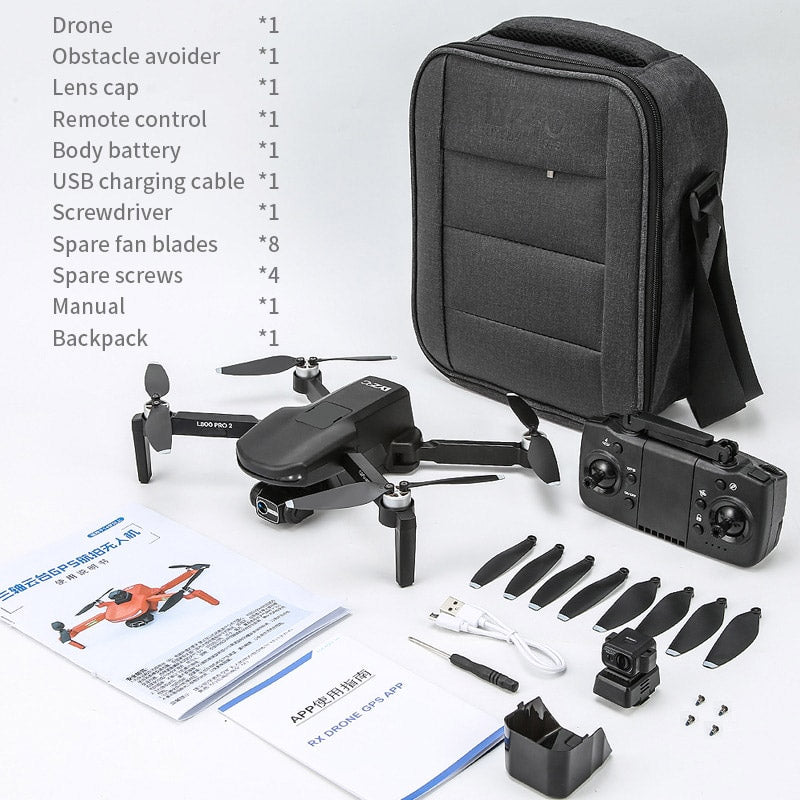 LYZRC L800 Pro2 4K Drone 3-Axis Gimbal 360° Obstacle Avoidance Quadcopter