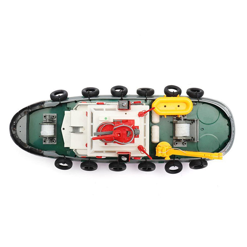 Heng Long RC Boat 1:8 6CH 2.4G Water Jet Rescue Boat RTR Waterproof Toys Gift