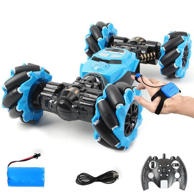 RC car 4WD RC stunt car gesture induction twisting off-road vehicle light music drift car