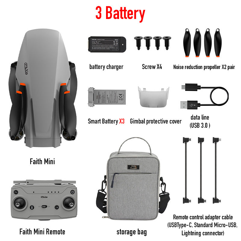 CFLY Faith MINI 4K Drone 3-Axis Gimbal Quadcopter