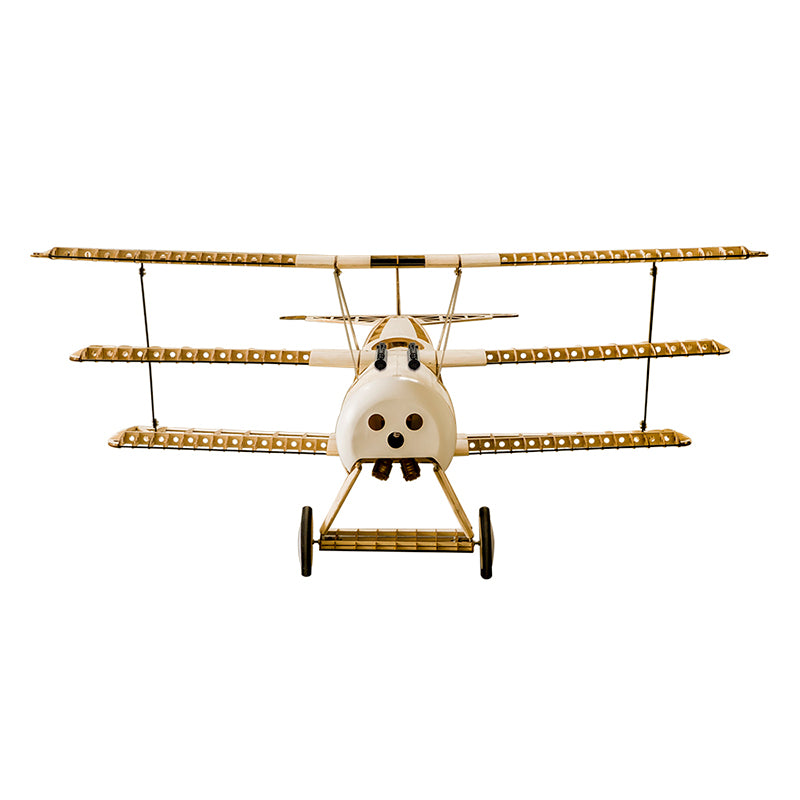 RC Plane Laser Cut Balsa Wood Airplane Kit FOKKER DR1 Frame without Cover  Wingspan 770mm Model Building Kit