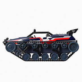 New Alloy Tank 1:12 RC Tank Interactive RC Toy Car LED Lights Spray Stunt Toys