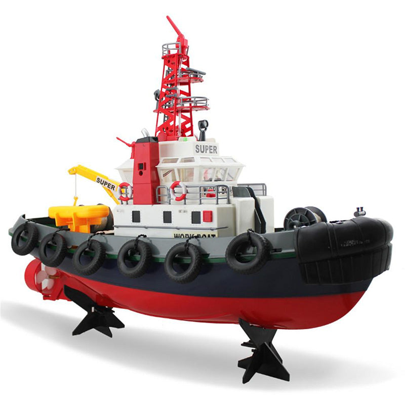 Heng Long RC Boat 1:8 6CH 2.4G Water Jet Rescue Boat RTR Waterproof Toys Gift