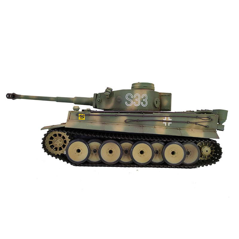 Heng Long 3818 Germany Tiger I Custom Made Camouflage Green RC Tank  1/16 Tank Toys