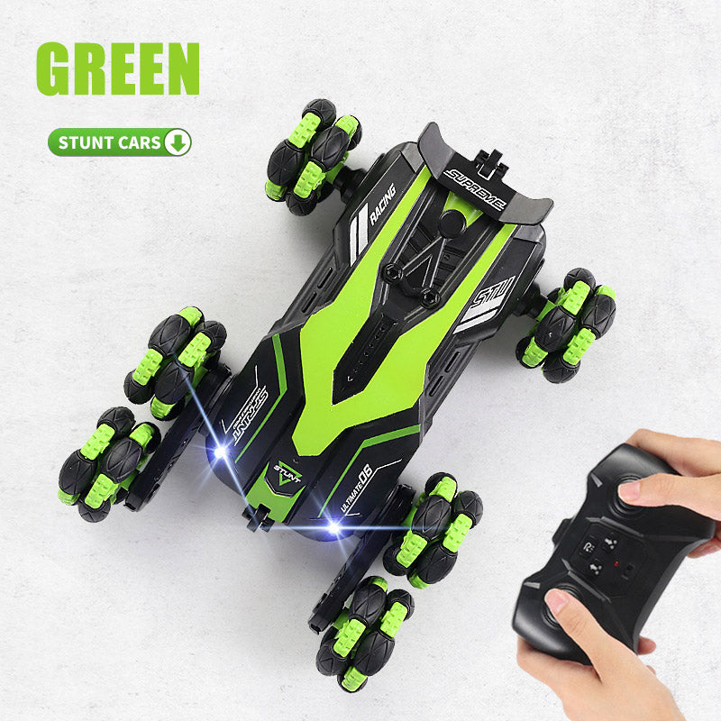 Rc Car Eight Wheel Drift Spray Stunt Car Rc Deformation Climbing Car