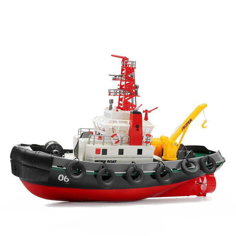 Heng Long RC Boat 1:8 6CH 2.4G Water Jet Rescue Boat RTR Waterproof Toys Gift
